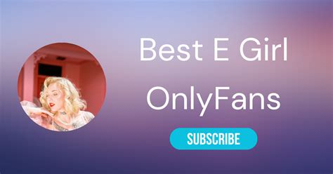 onlyfans egirls|The 10 Top EGirl OnlyFans and the Best E Girl OnlyFans